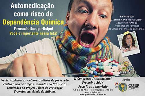 Farmacêutica fala sobre o vício em medicamentos durante Congresso em Atibaia (SP)
