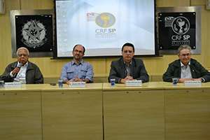 Dr. Sebastião Patrocínio, dr. Glicério Maia, dr. Marcos Machado e professor José Villar