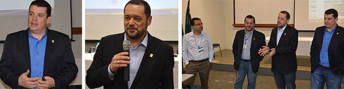 Jundiaí - Os ministrantes dr. Fabio Ribeiro e dr. Pedro E. Menegasso, o diretor regional, dr. Julio Pedroni e o vice-diretor, dr. Marcelo Buzanelli 