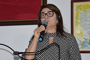 Dra. Valéria da Cruz de Castro (coordenadora da Assistência Farmacêutica do DRS de São José do Rio Preto)