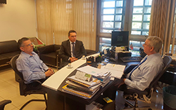 Dr. Wagner Sela, Dr. Marcos Machado e Deputado Chico Sardelli
