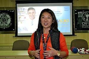 A nutricionista Dra. Silvia Yamamoto