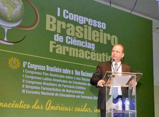 O ministro da Saúde, Ricardo Barros, na abertura do Congresso 