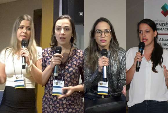 Dra. Vanessa Kasubeck, Dra. Ana Tarina Lopes, Dra. Paola Donaire e Dra. Vanessa de Andrade