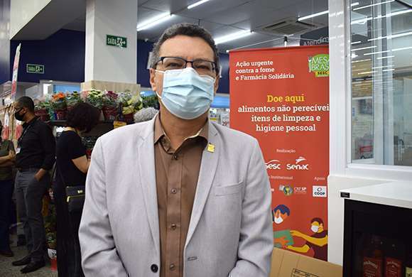 Dr. Marcos Machado, presidente do CRF-SP, enalteceu a iniciativa e a parceria com a entidade 