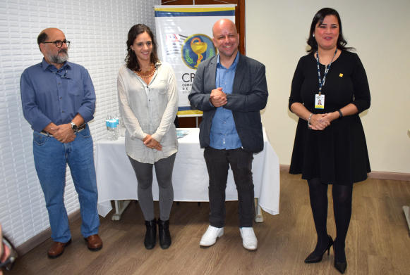 Dr. Dirceu Raposo, deputada Marina Helou, Dr. Cristiano Ricardo dos Santos e Dra. Aline Medeiros