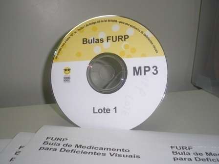Disponibilização de bulas em áudio atende à RDC 47/09