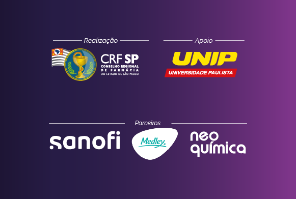 O III Fórum de Farmácia Digital e Tecnologias da área farmacêutica foi possível graças ao apoio da UNIP e dos parceiros Sanofi, Medley e Neoquímica.