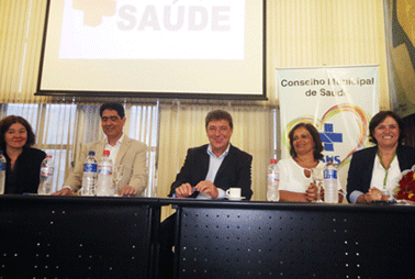 Cristina Atthayde, Homero Nepomuceno, Carlos Grana, Fátima Grana e Cida Damaia