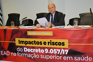O deputado Carlos Neder propôs a audiência pública na Assembleia Legislativa