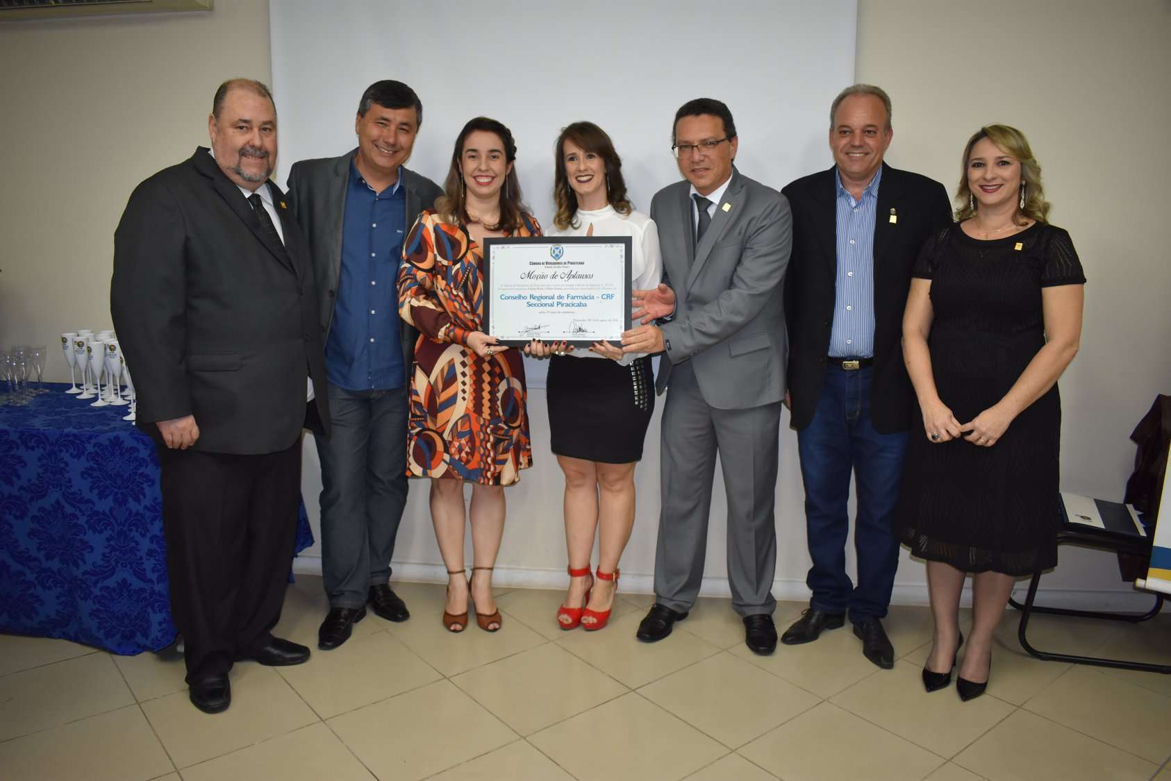 CRF-SP recebeu Moção de Aplauso pelo aniversário da seccional de Piracicaba pelos vereadores Dr. Gilmar Rotta e Dr. Pedro Kawai