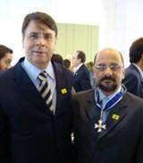 Dr. Rogério Frota, conselheiro do CRF-SP e dr. Dirceu Raposo, diretor-presidente da Anvisa (foto: divulgação)