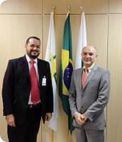 Dr. Pedro Menegasso e dr. Dirceu Barbano, presidente da Anvisa